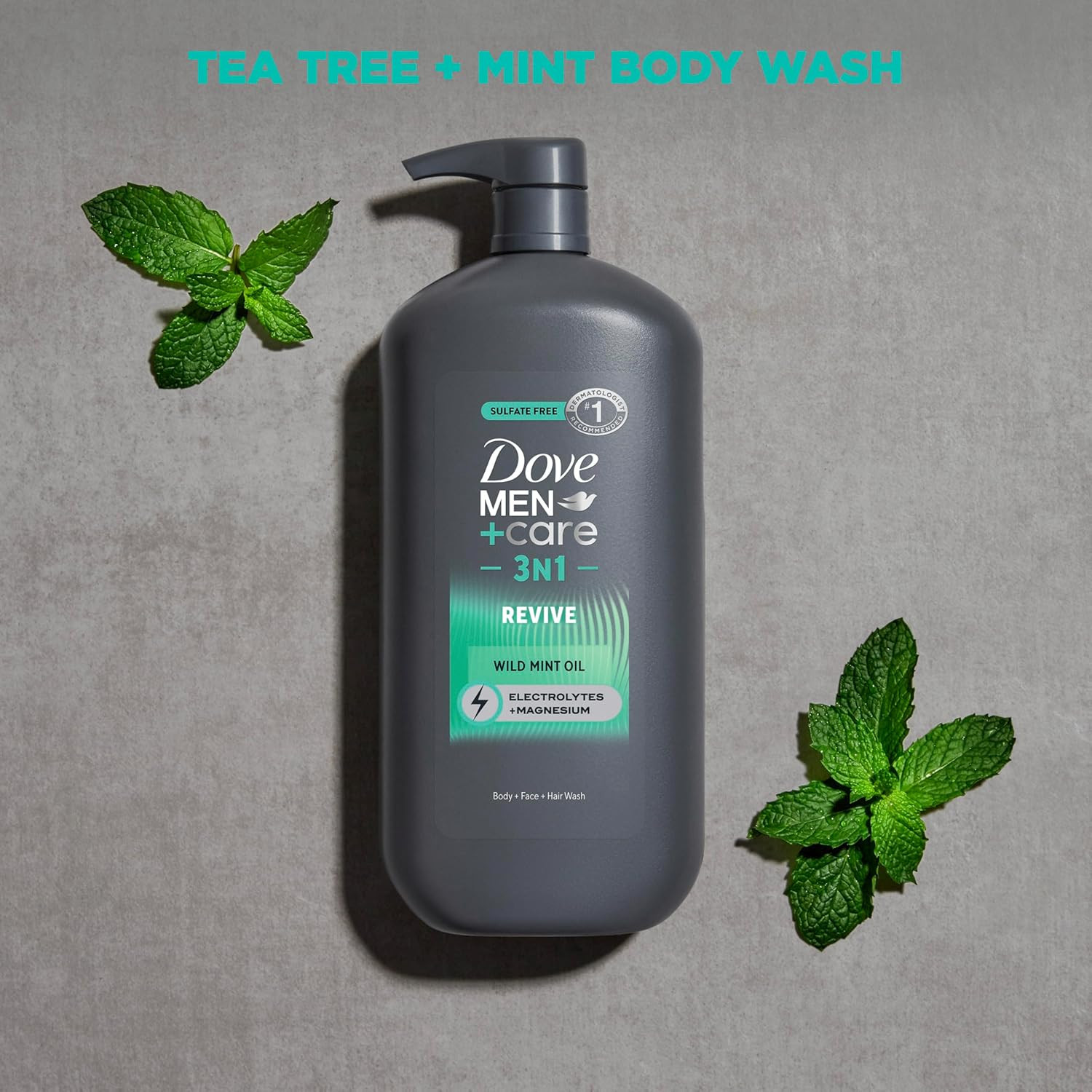 Dove Men+Care Invigorating Revive 3-in-1 Body Face & Hair Wash for Men….