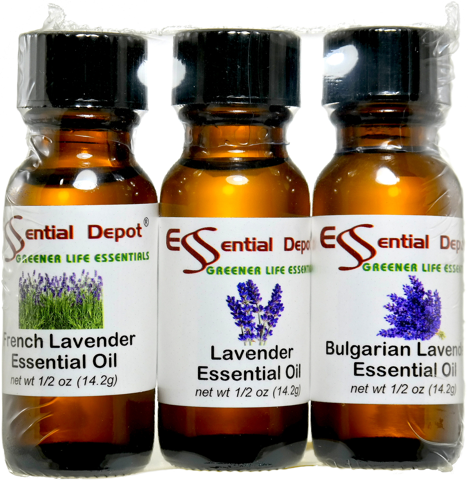 Lavender Essential Oils Sample Pack (3 various Lavender Essential Oils)