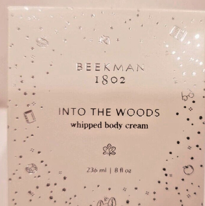 Beekman 1802 Goat Milk Whipped Body Cream Into the Woods Fall 8 Oz Sealed in box