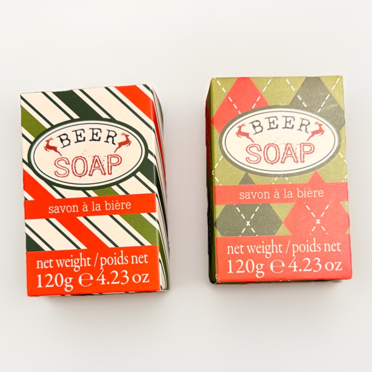Giftcraft NIB Beer Soap Oatmeal Set of 2 4.23 Ounces Each New