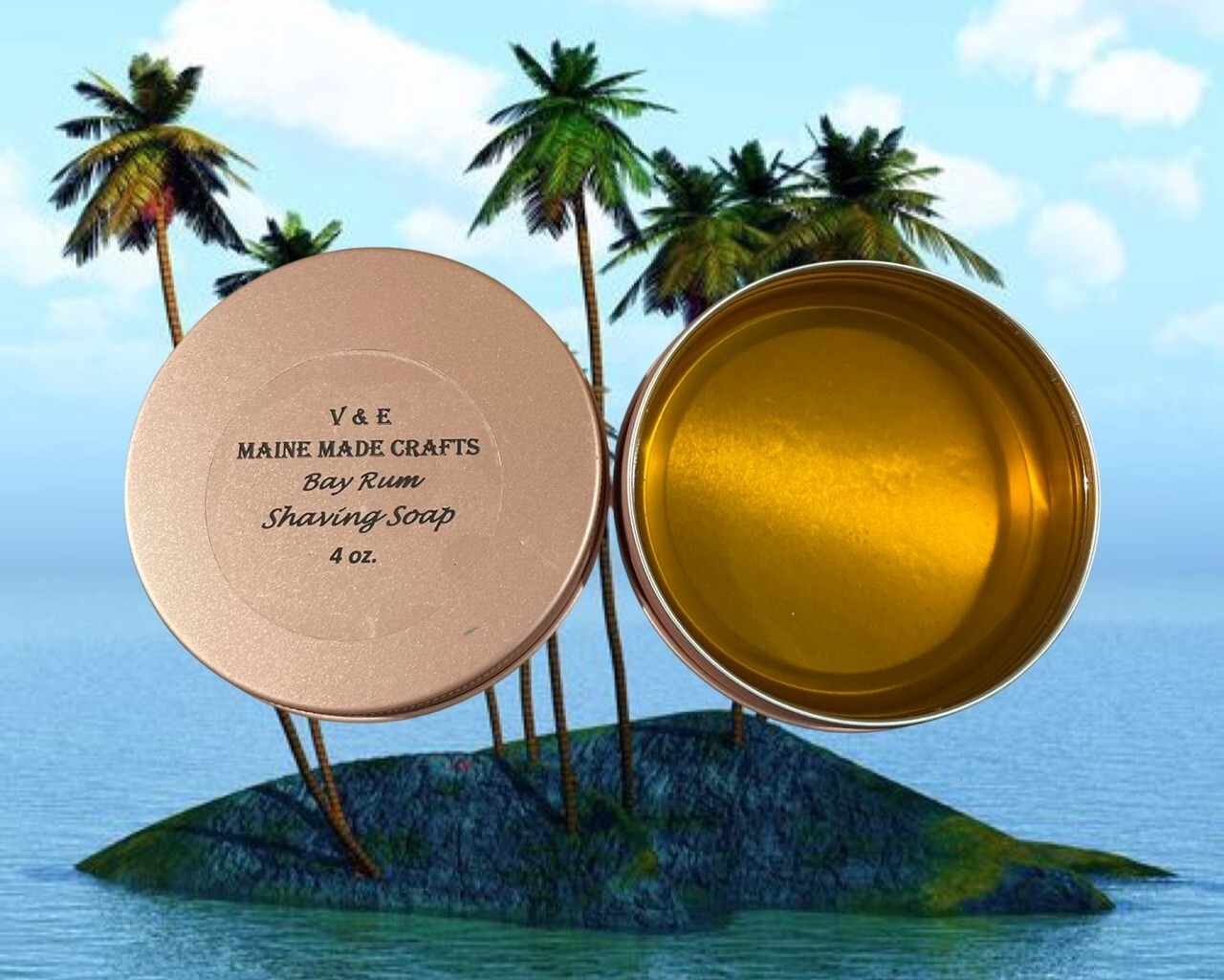 Glycerin Shaving Soap – Bay Rum
