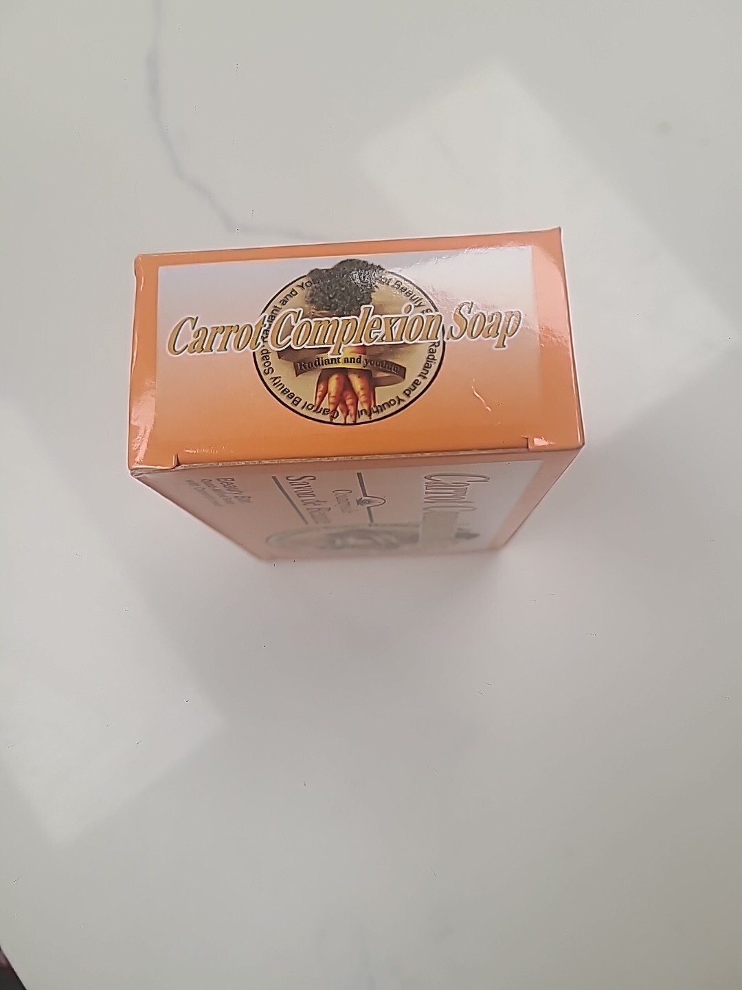 2-Pack “Carrot Complexion Soap Bars” Skin Tone Improvement w/ Carrot Oil, 125g
