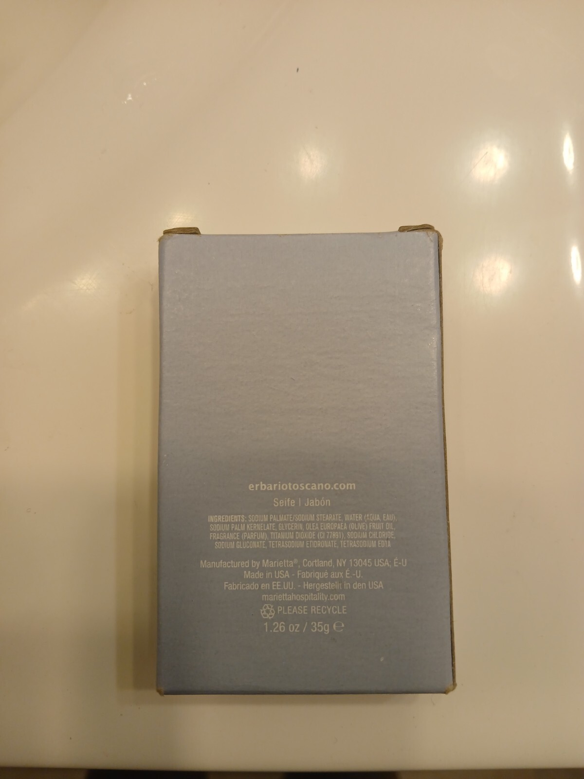 ERBARIO TOSCANO SALIS Italy Sapone Vegetale Body Soap New 1.26 Oz (Small/mini)