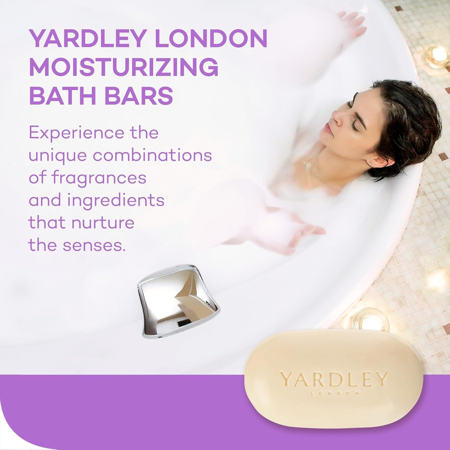 English Lavender Bar Soap 2 Count