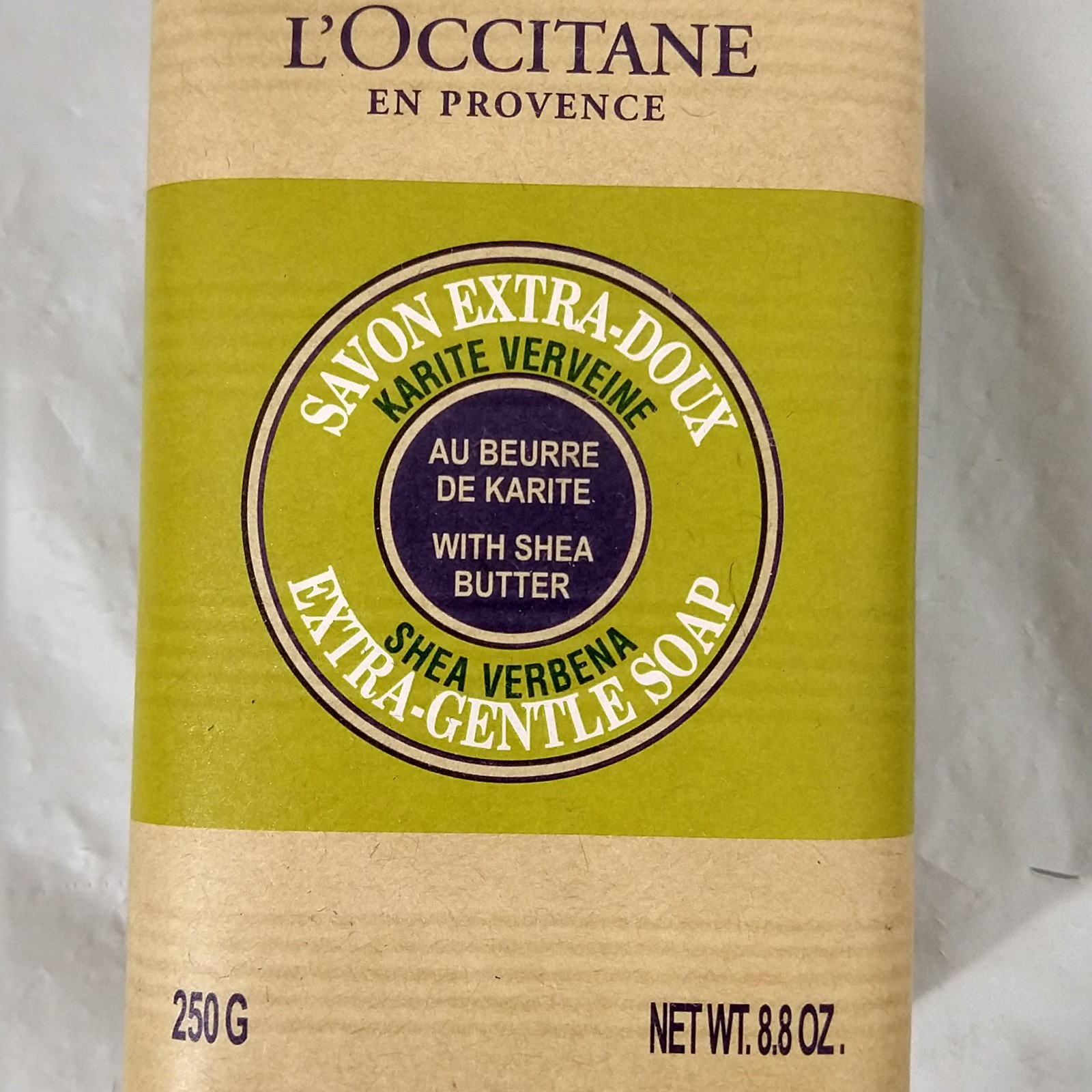L’OCCITANE Shea Verbena Extra Gentle Body Soap 250G New