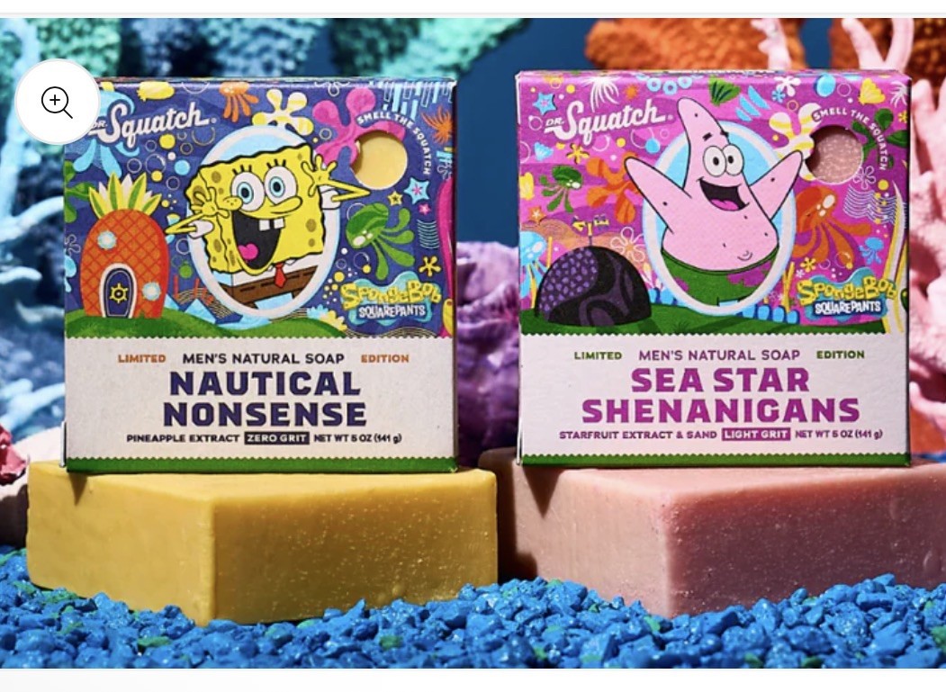 Dr. Squatch SpongeBob SquarePants- Nautical Nonsense + Sea Star Shenanigans 5oz