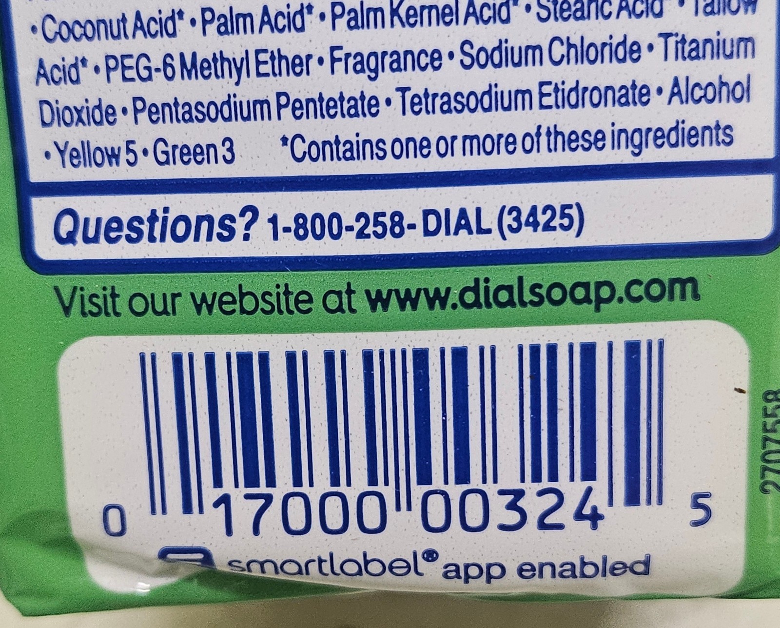 Dial Complete Antibacterial Mountain Fresh Bar Soap 3pk Of 4oz Bars Lot Of 2