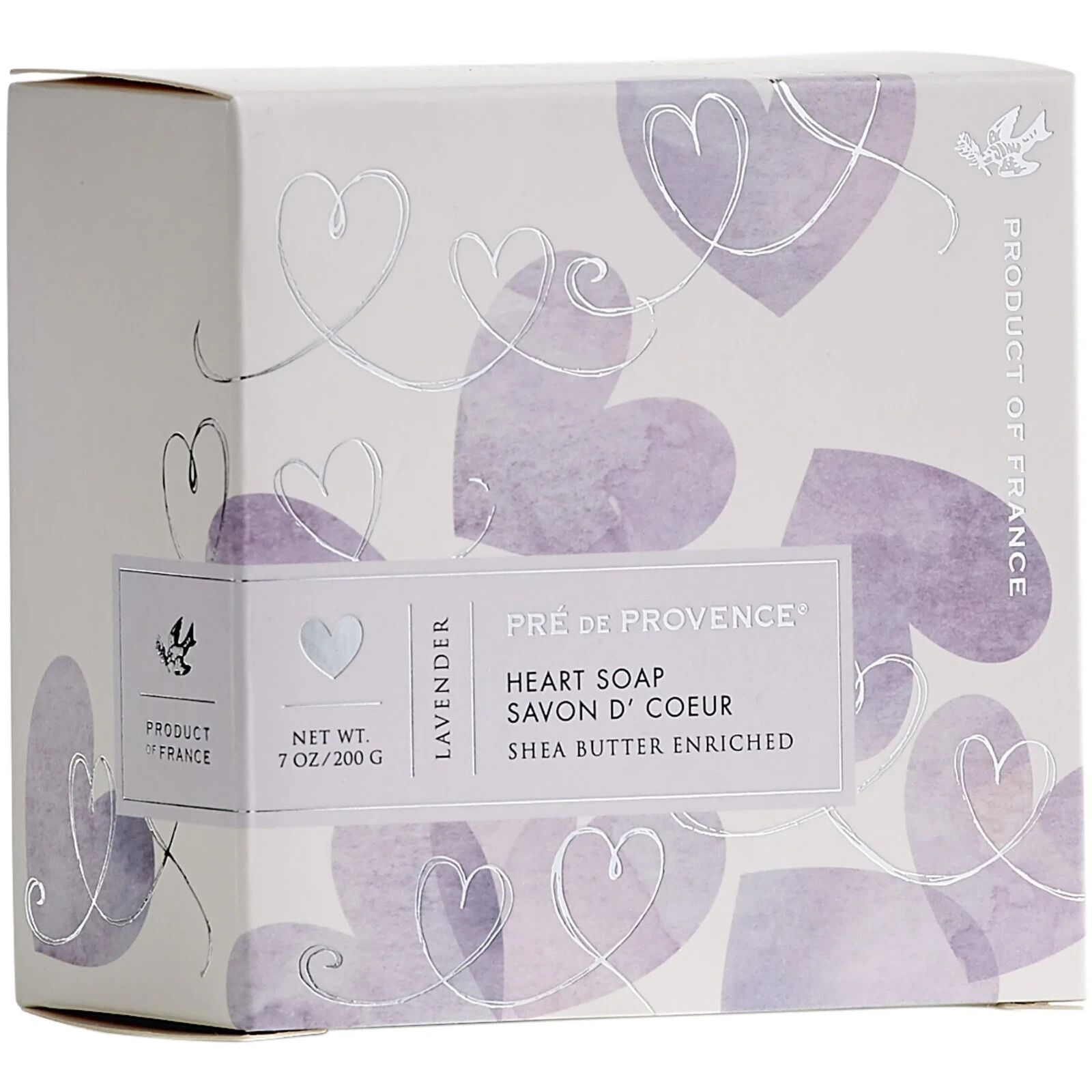 Pre De Provence 200g Heart Soap Gift Box – Lavender