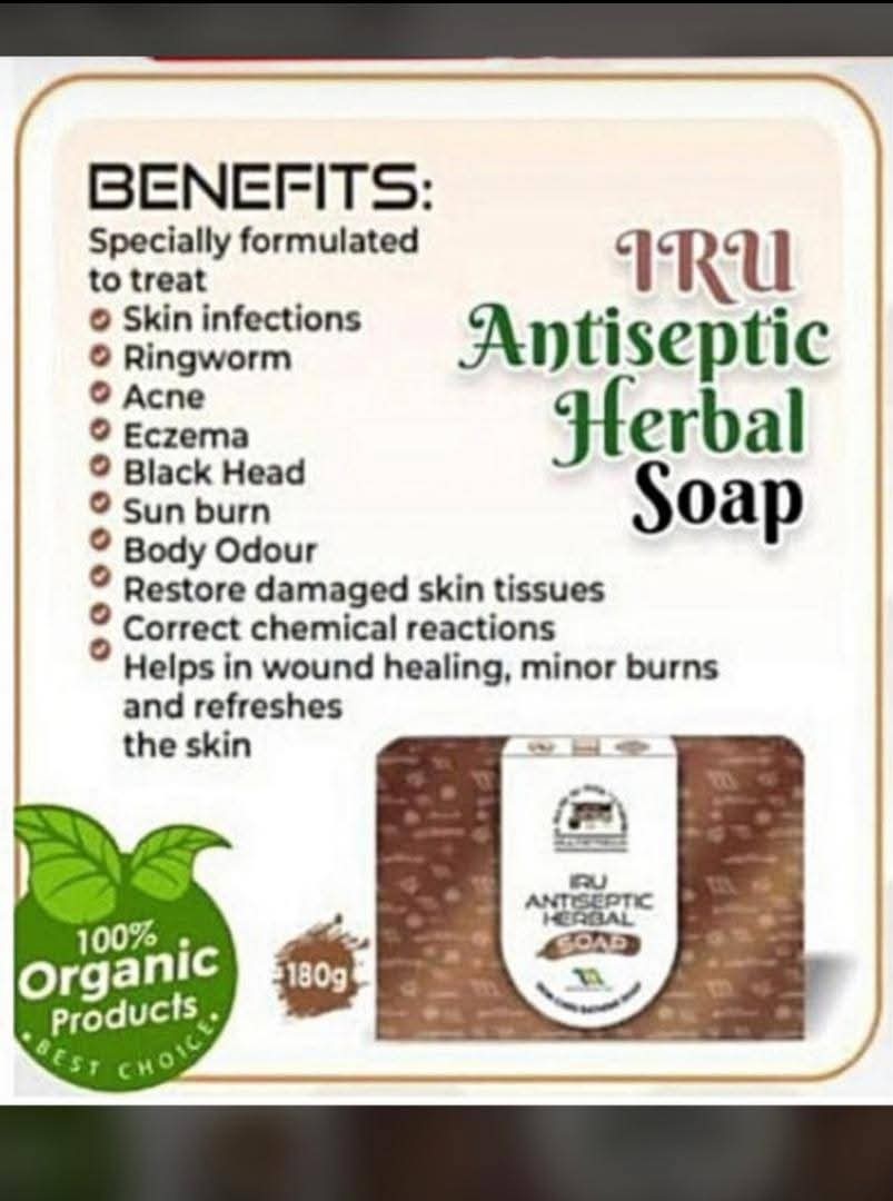 IRU ANTISEPTIC HERBAL SOAP