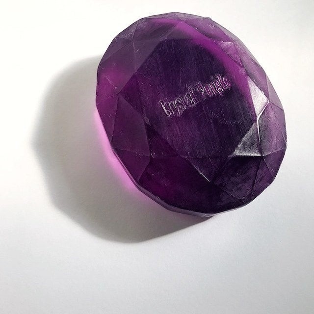 Shiseido Hone Cake Crystal Purple Transparent Facial Soap 110g Made in Japan