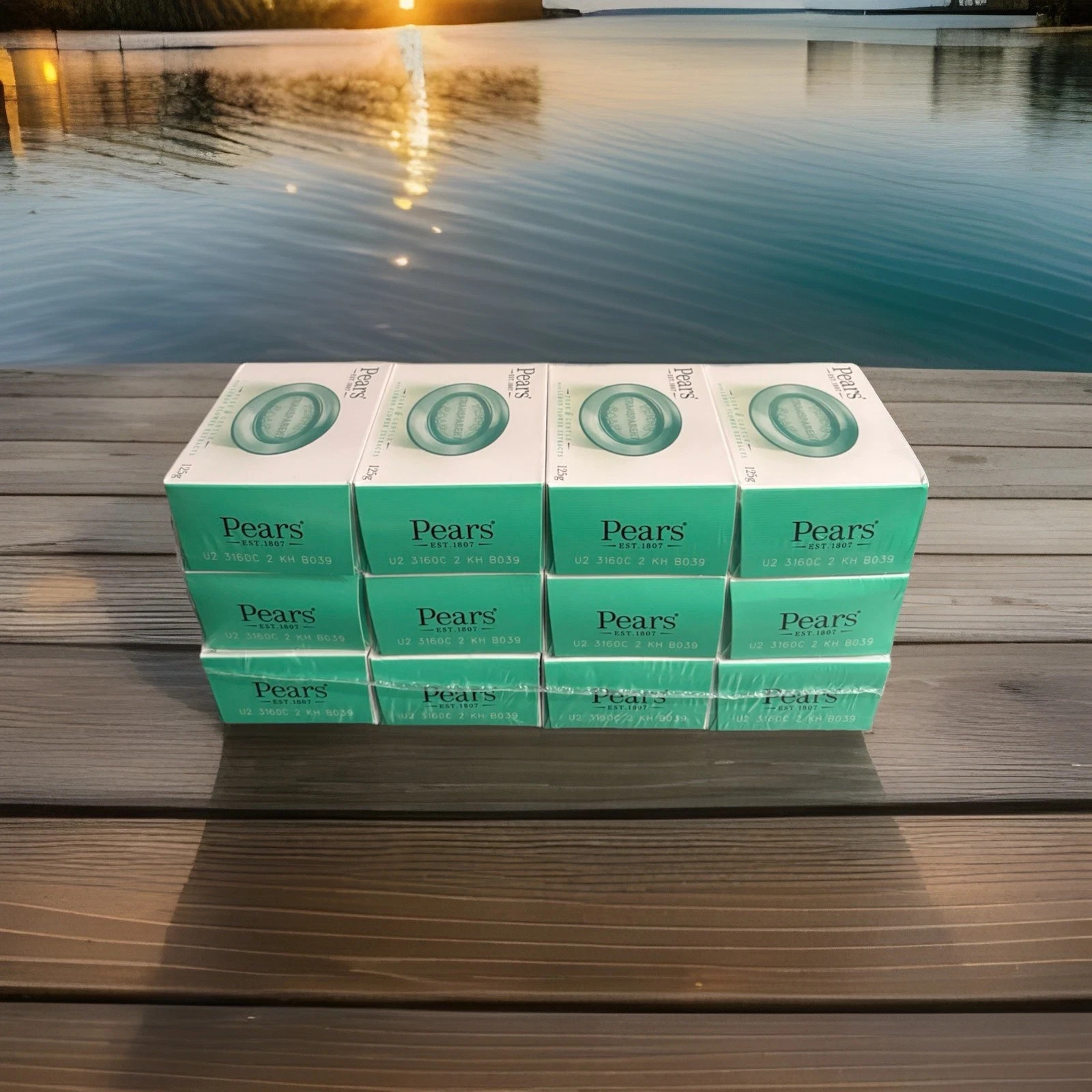 Pears Pure & Gentle Lemon Flower Extracts Bar Soap |12 Pack| 125g