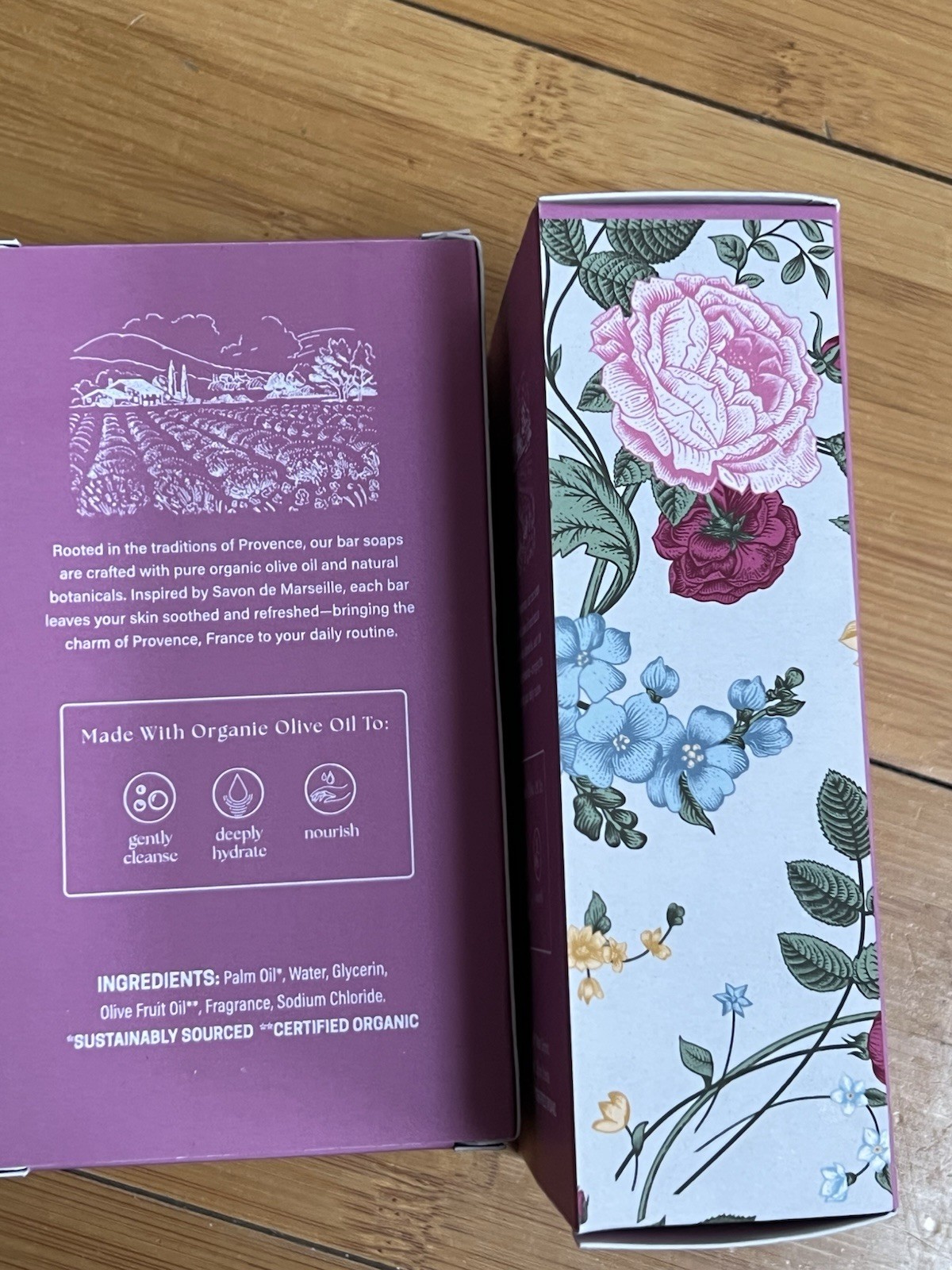 Provence Essentials Moisturizing Bar Soap Bundle 2 Pack Moroccan Rose 10 oz Each