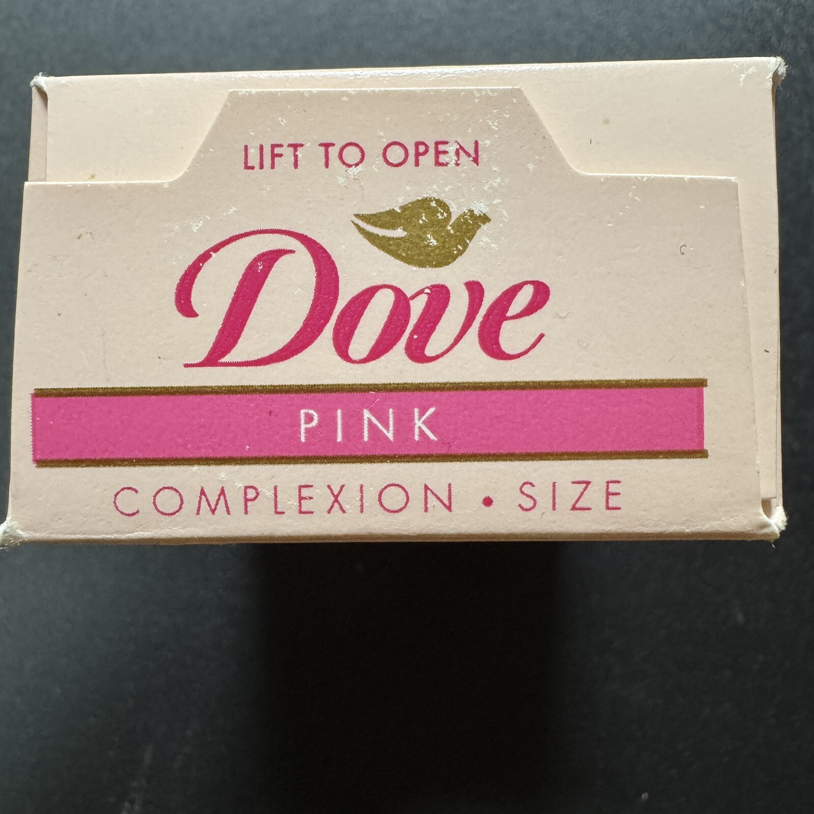 Vintage DOVE Pink Beauty Bar 1/4 Moisturizing Cream By Lever 4.75 oz USA 1992