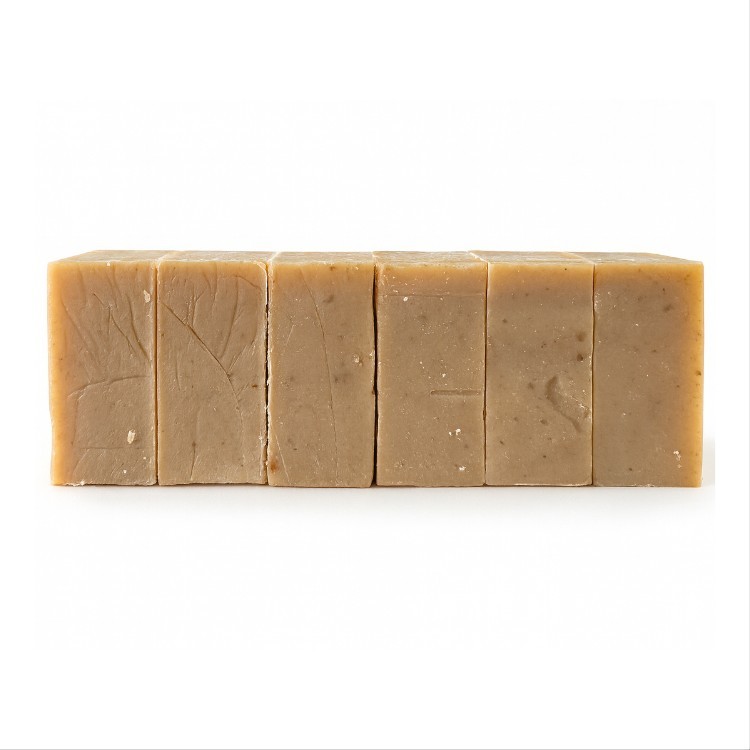 2.5 LB Bulk Oatmeal Goat’s Milk & Honey Soap – Handmade, Moisturizing & Gentle
