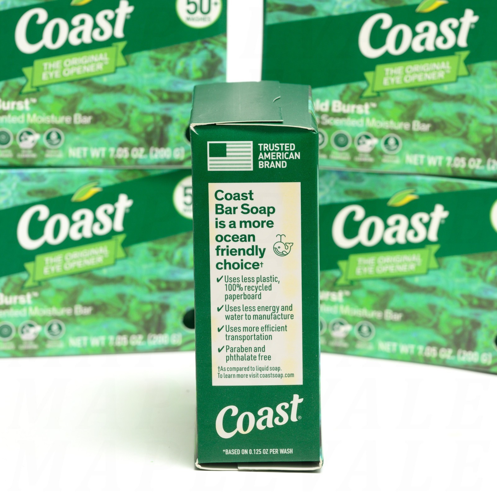 Coast Emerald Burst Moisturizing Soap Scented XL Bars 5 pack (7.05 Oz ea)