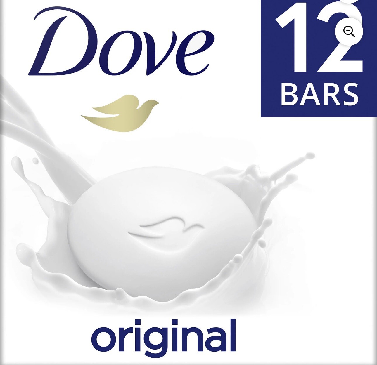 Dove Original Deep Moisturizing Beauty Bar Soap All Skin Type,Unscented, 3.75 oz