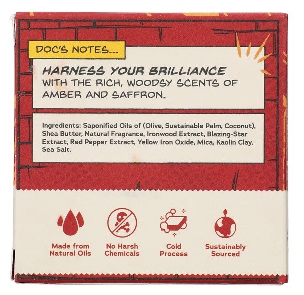 Dr. Squatch Marvel Limited Edition (Iron Man) Stark Cleanse 5oz Soap Bar