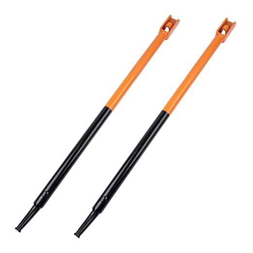 Winch Bar Combination Winch Bars with Square Head for 2 Pack Black & Orange