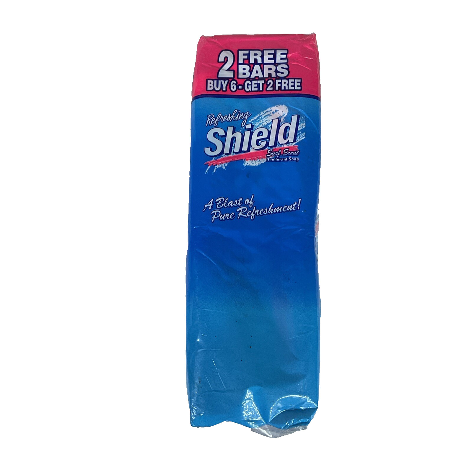Vintage New 8 Bars Pack SHIELD Bar Soap 5oz SURF SCENT 1997 NOS SEALED 40 Oz