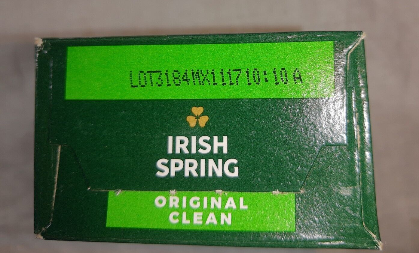 Original Clean Irish Spring Bar Soap 5 count Deodorant Flaxseed 4 oz Paraben FRE