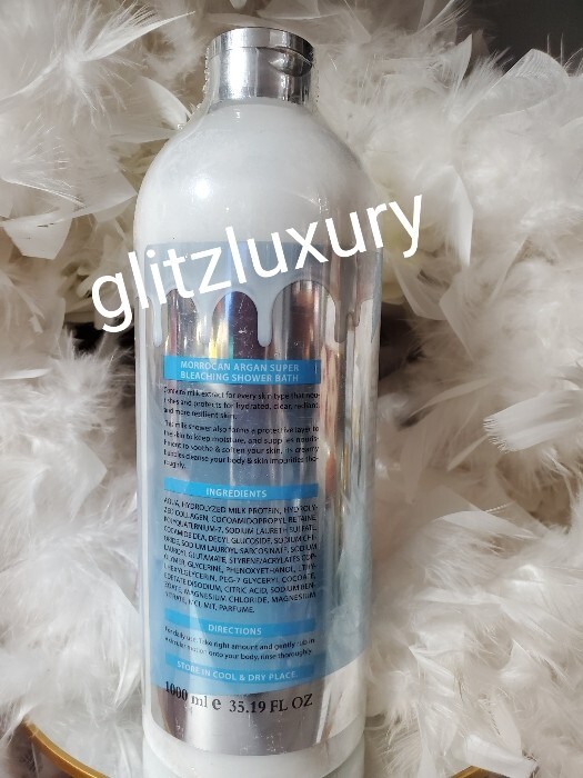Morrocan argan Super Bleaching Shower Bath. Milk proteins & vitamins 1000ml 👌