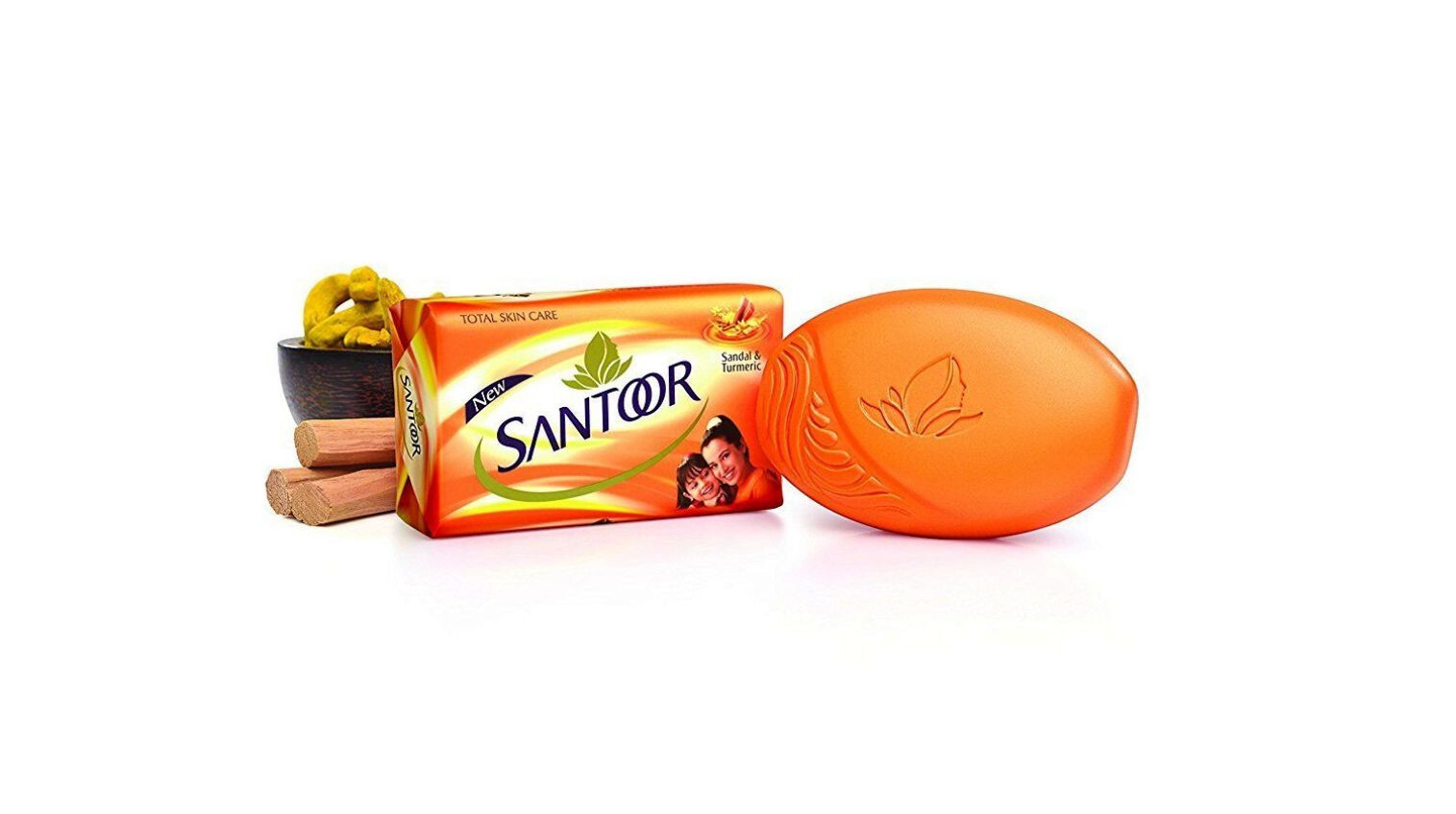 6 x 100g Santoor Sandal and Turmeric Soap Free Shipping