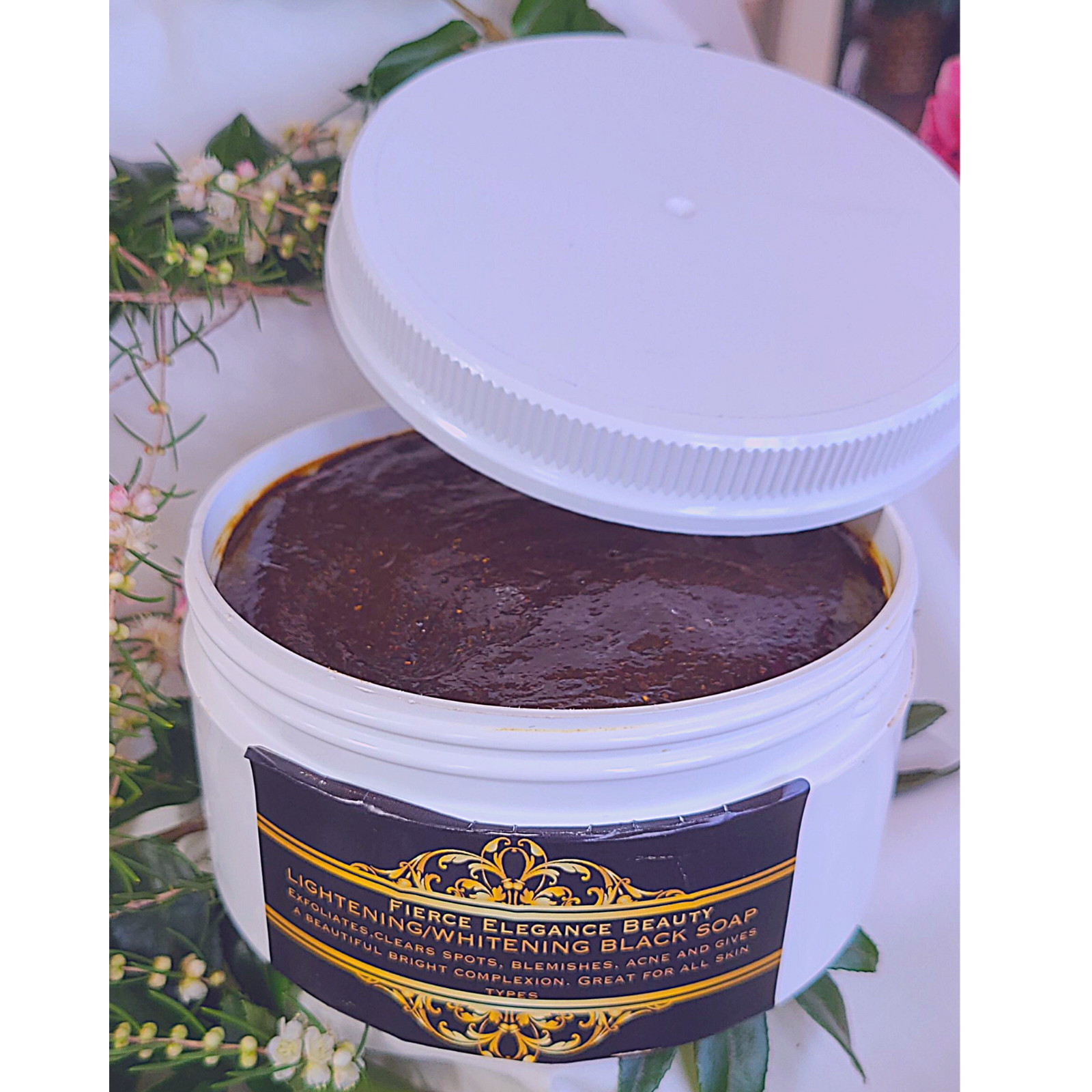 Lightening black soap, Organic Lightening Soap, Black Soap, Handmade Soap