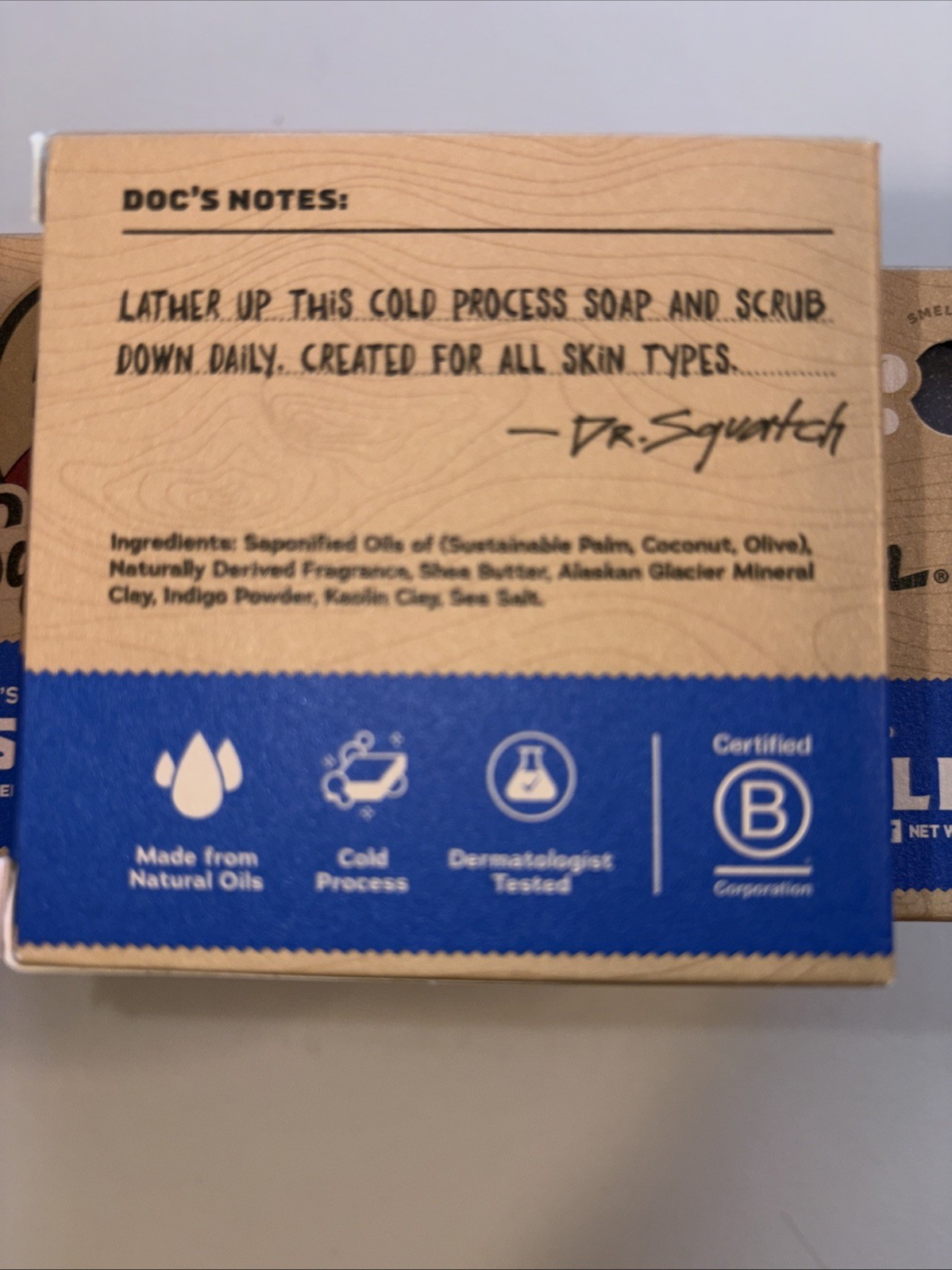 Dr. Squatch Fresh Falls Soap – Men’s Natural Soap – NO Grit