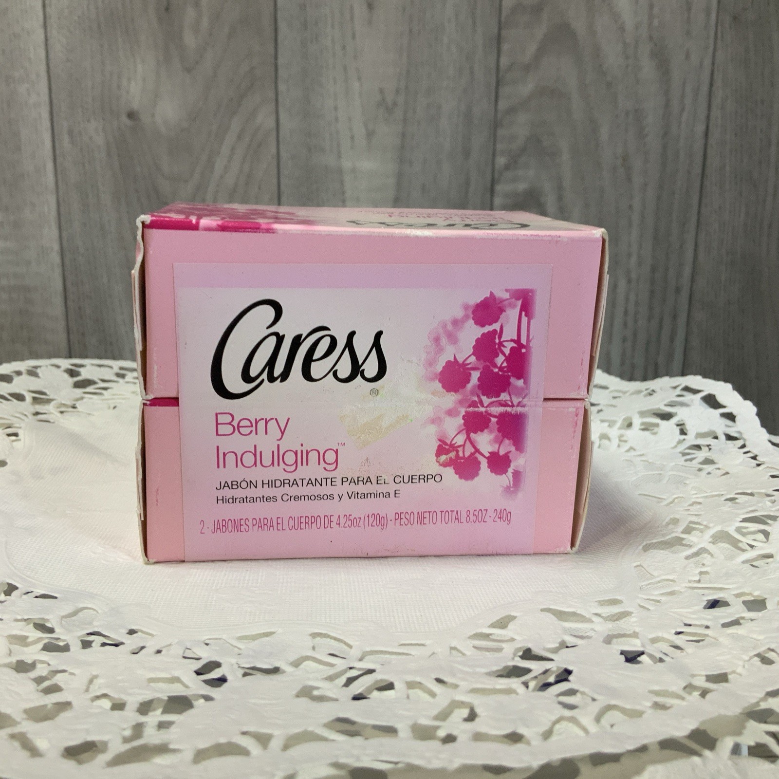 Caress BERRY INDULGING Beauty Bar Moisturizing 4.25 OZ. HTF RARE
