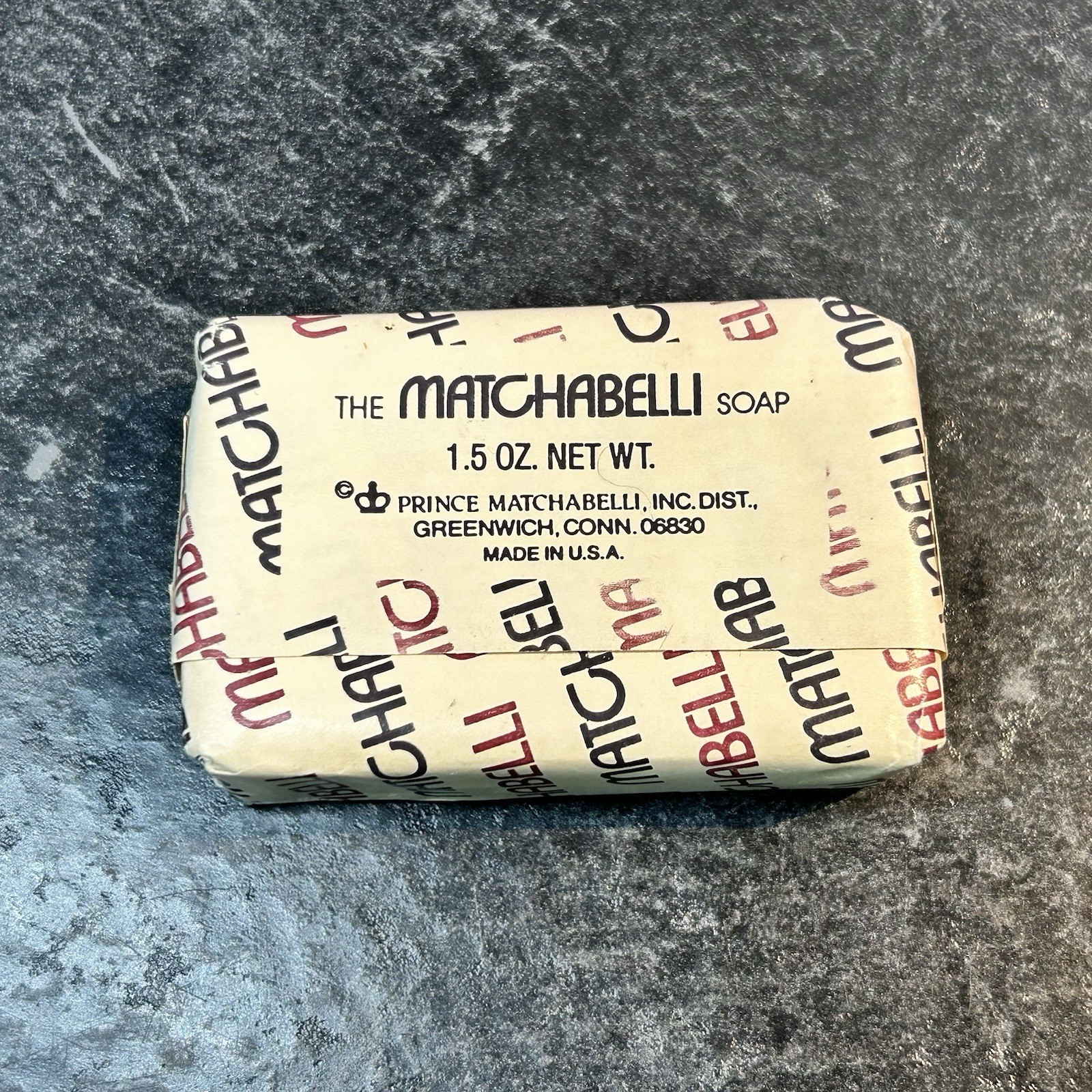 Vintage The Matchabelli Soap 1.5 oz By Prince Matchabelli