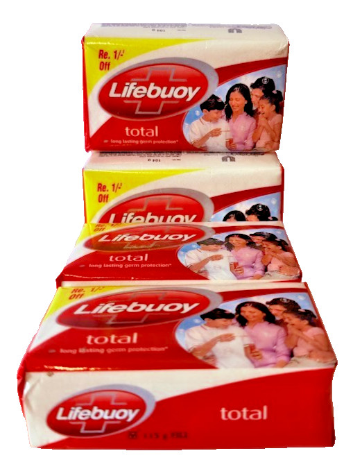 Lifebuoy Bar Soap 104g Each (4 Bars)