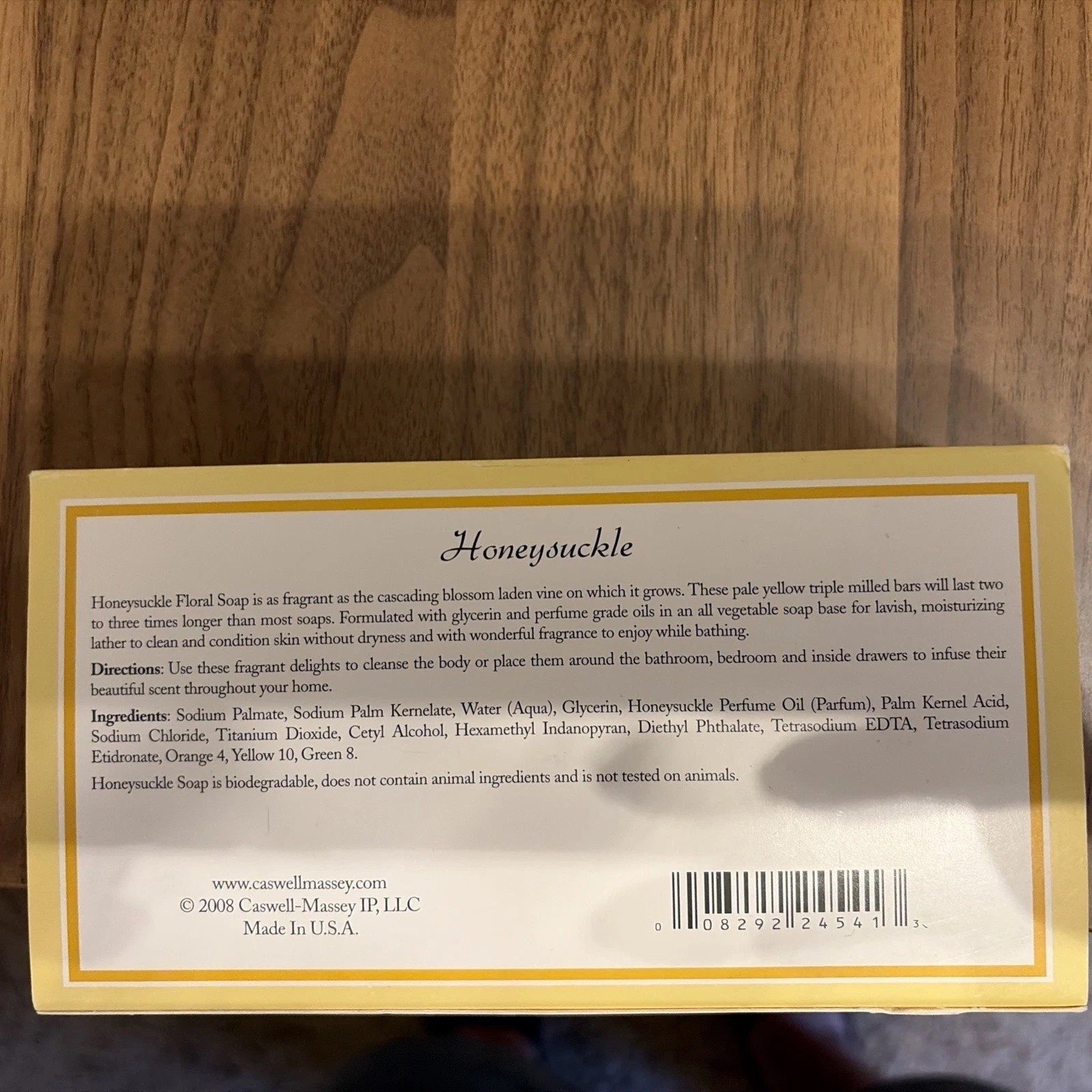 caswell massey Honeysuckle Soaps