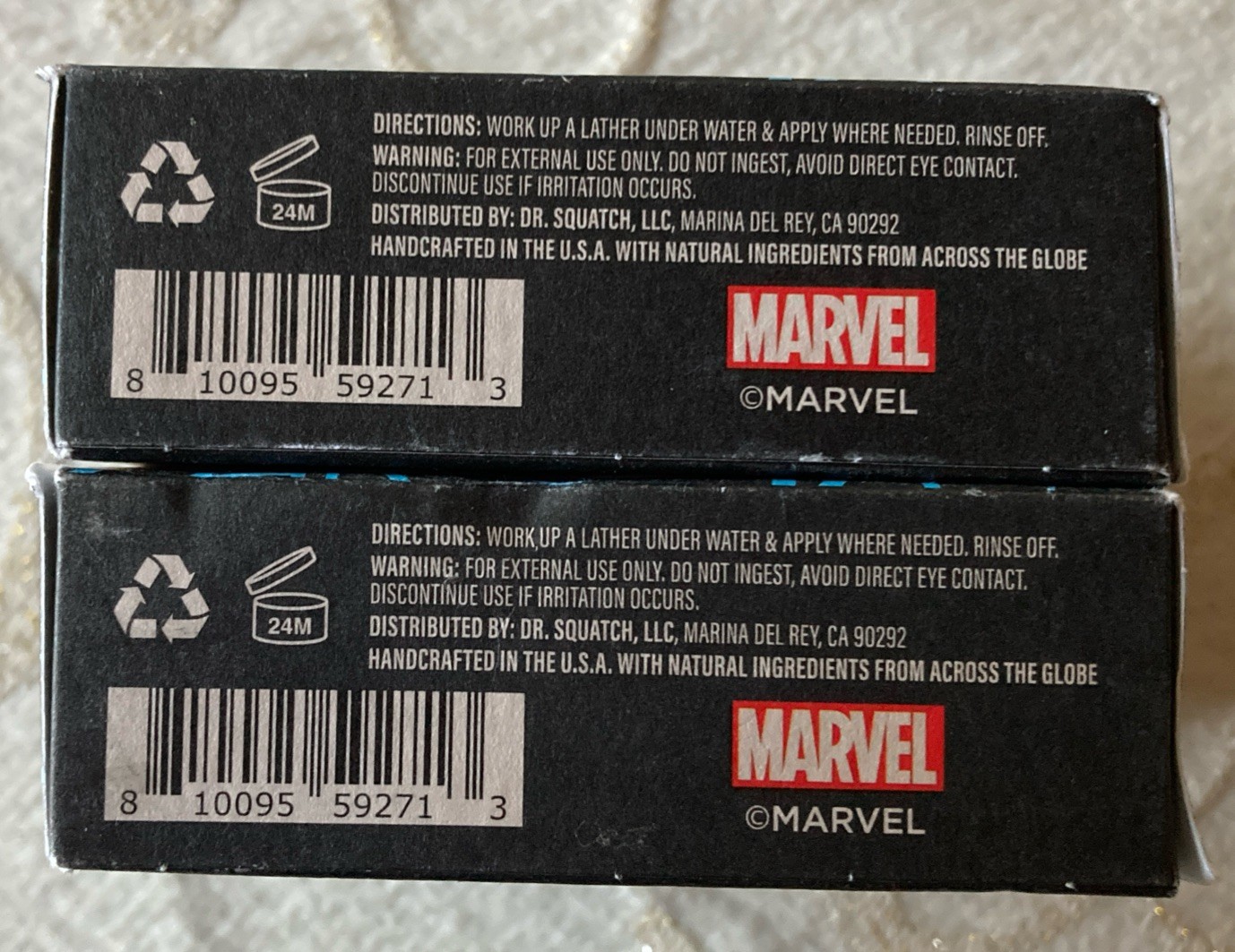 Thor The Avengers Dr. Squatch Divine Storm 2 Pack Limited Edition Soap Bars