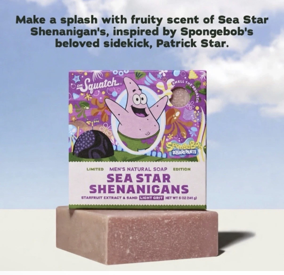 Dr. Squatch SpongeBob SquarePants- Nautical Nonsense + Sea Star Shenanigans 5oz
