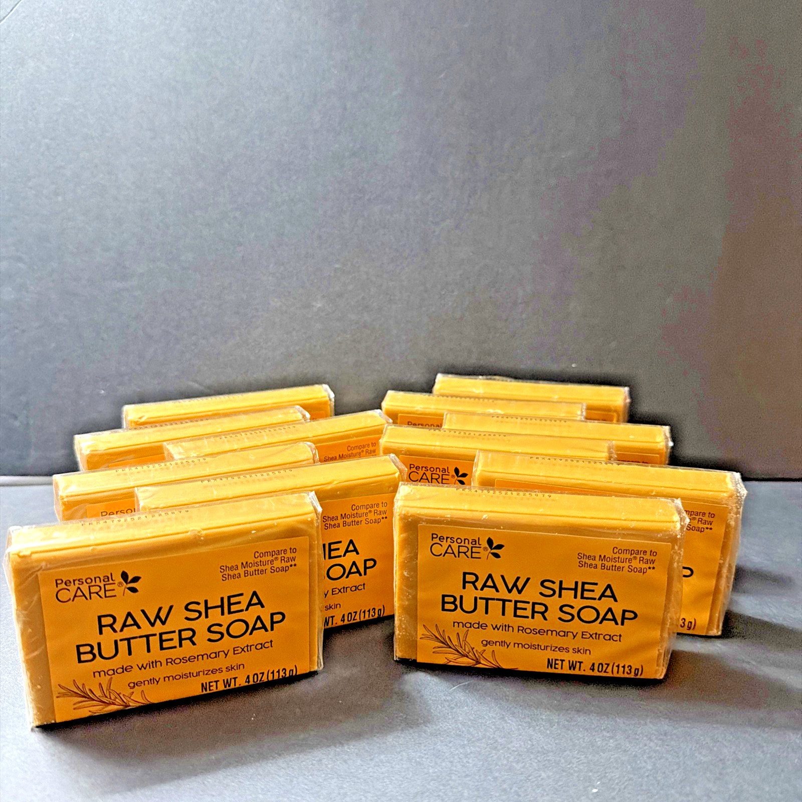 Raw Shea Butter Bar Soap 12 PACK Personal Care 4oz Ea Compare to Shea Moisture