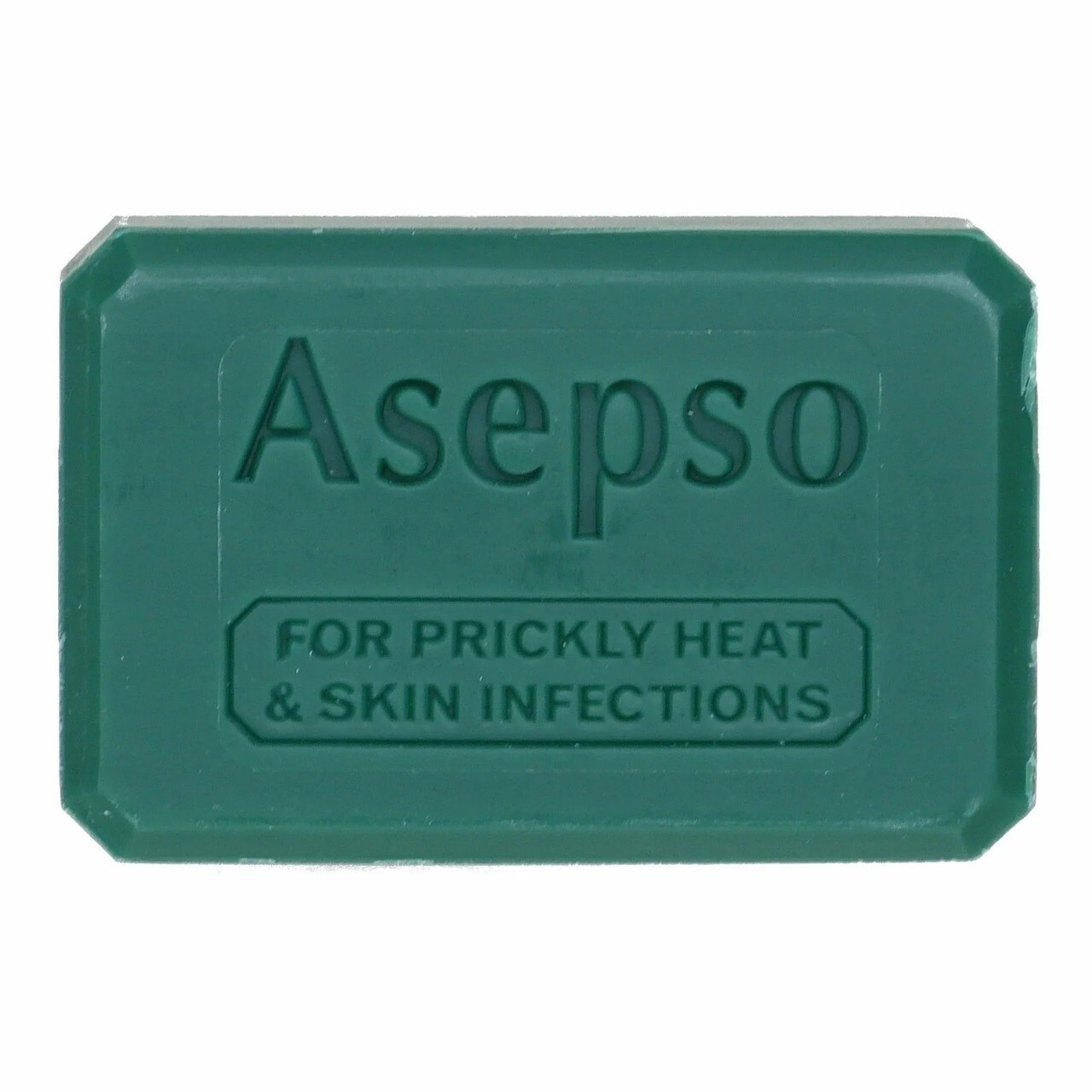 Asepso Original Bar Soap Antibacterial For Prickly Heat & Skin Infections 80g x8