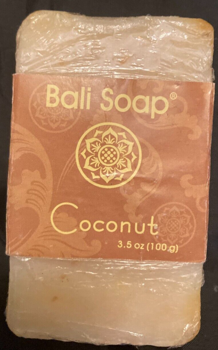 Bali Soap in Coconut 3.5 oz Made in Indonesia Sealed