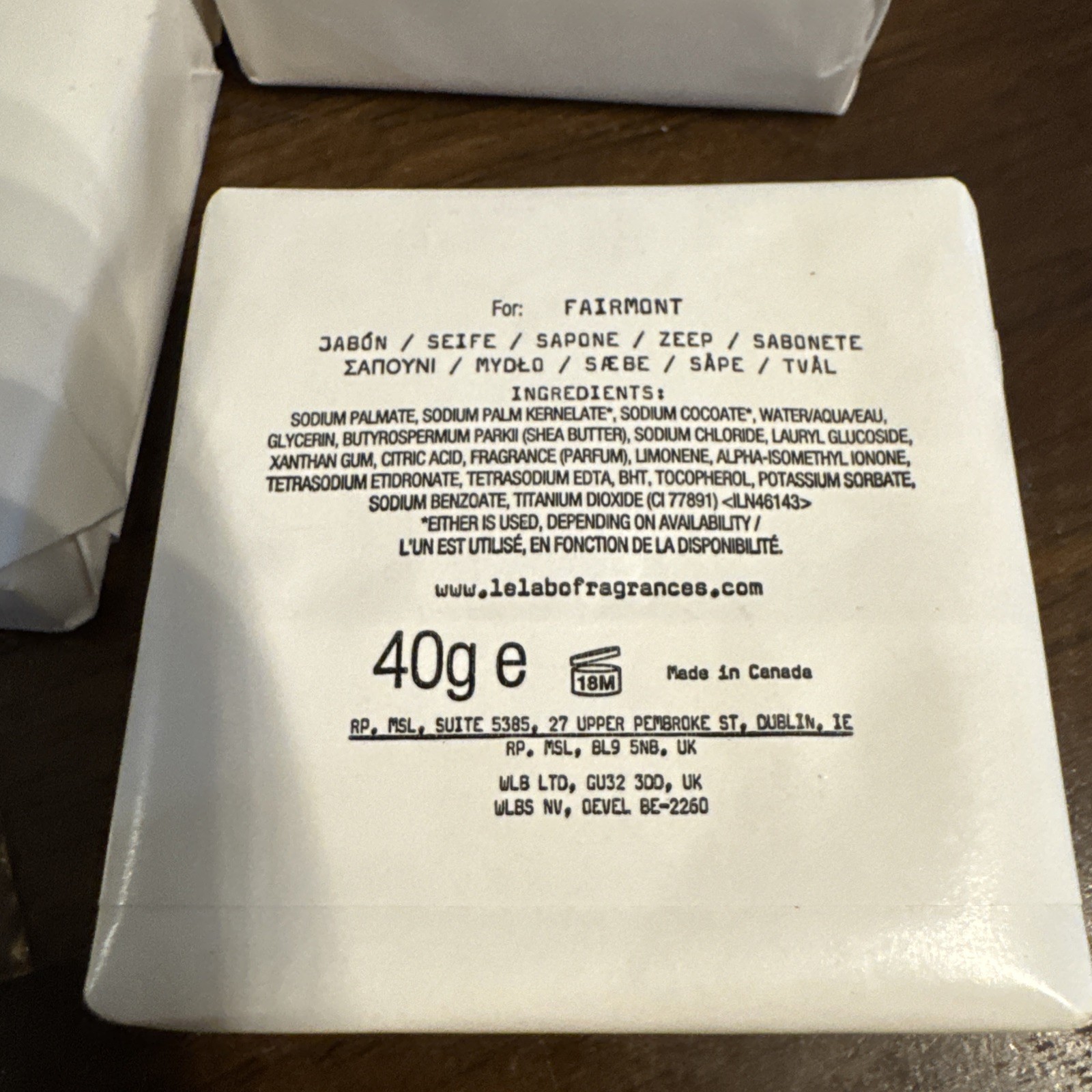 NEW Le Labo Rose 31 Body Soap Bar 1.4oz 40g Travel Size Lot 4