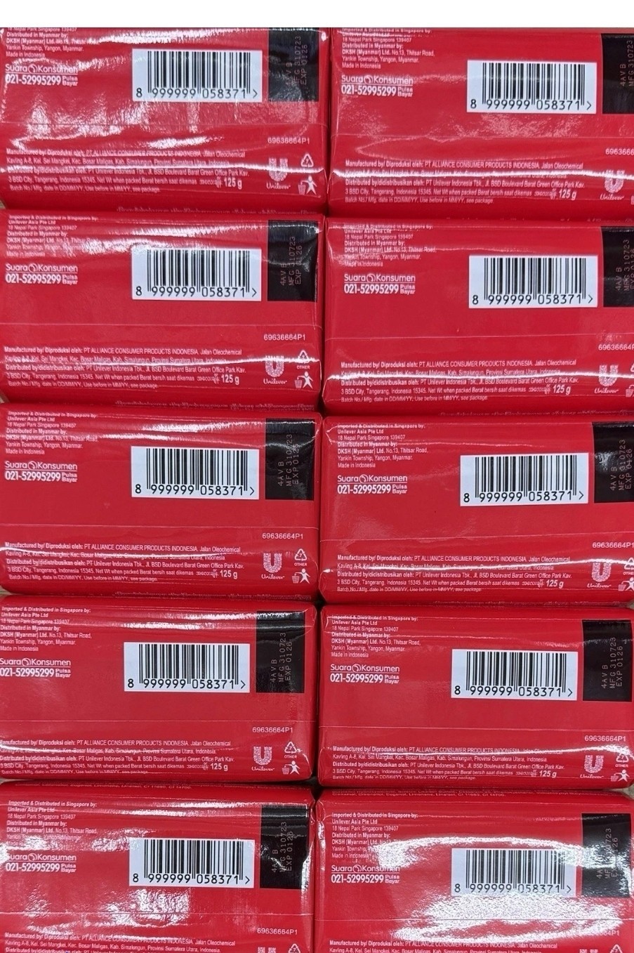 Camay International Classic Deodorant Soap Sensual Scent 4.40 Oz x 10 Bars