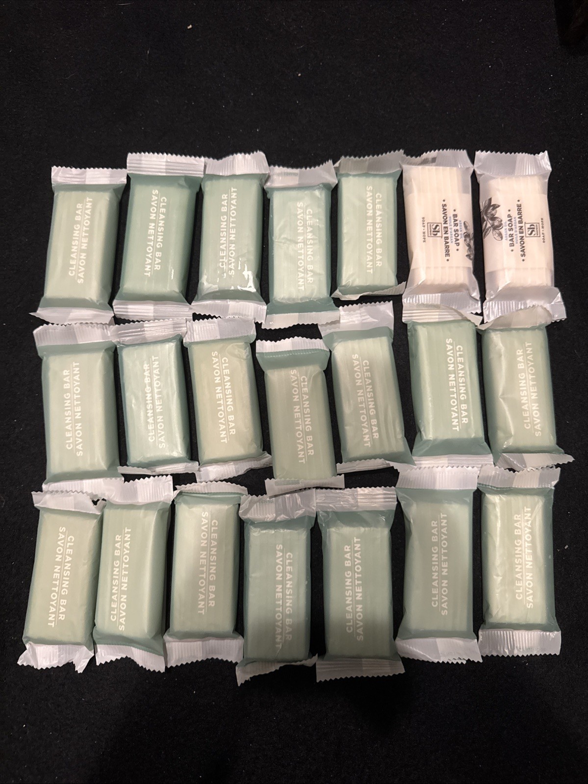 Mini Cleansing Bars – Individually Wrapped – Bulk Travel Soap