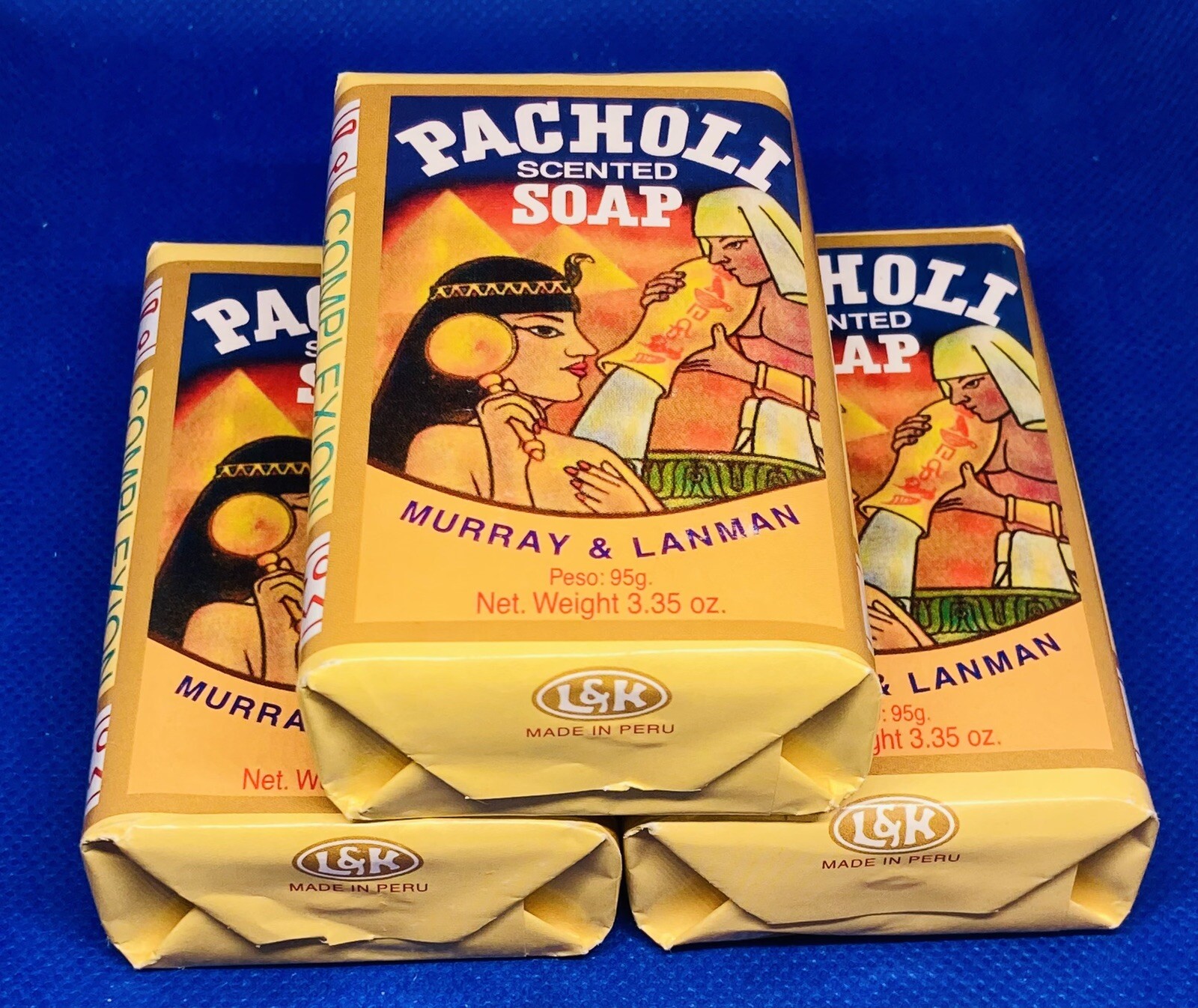Patchouli Soap Murray & Lanman Scented Bar Soap 3 x 3.35 oz