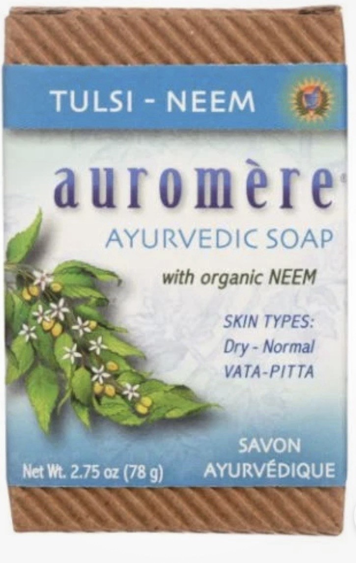 Auromere Ayurvedic Soap With NEEM 2.75 Oz