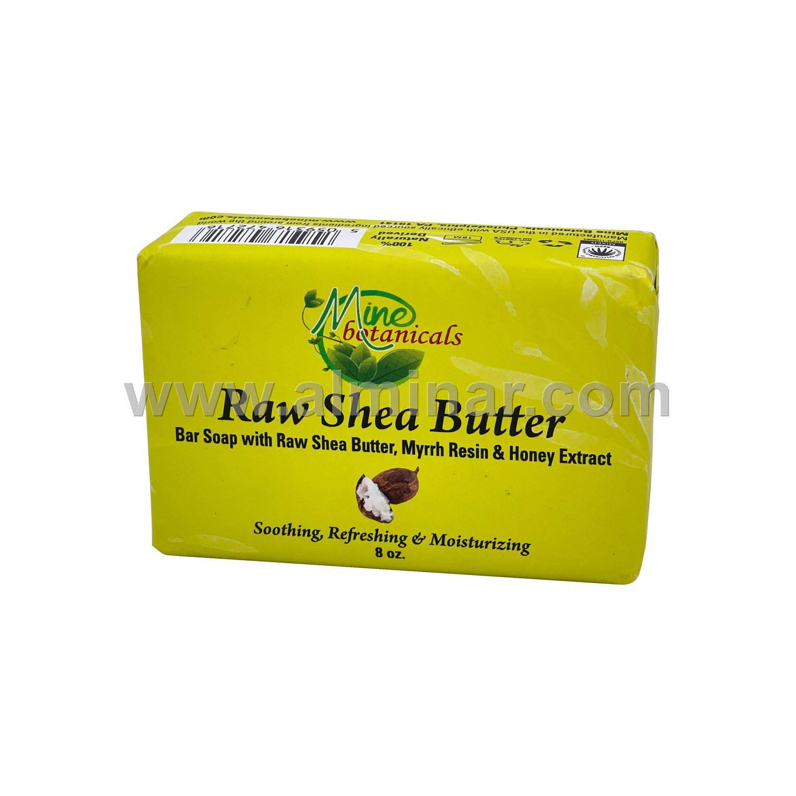 Raw Shea Butter Bar Soap 8oz by Mine Botanical