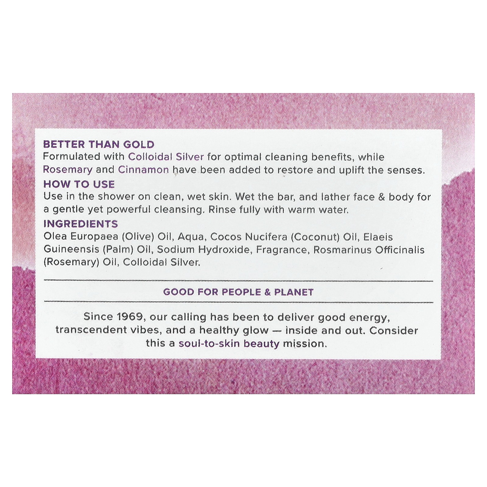 Colloidal Silver Clarifying Soap, 3.5 oz (100 g)