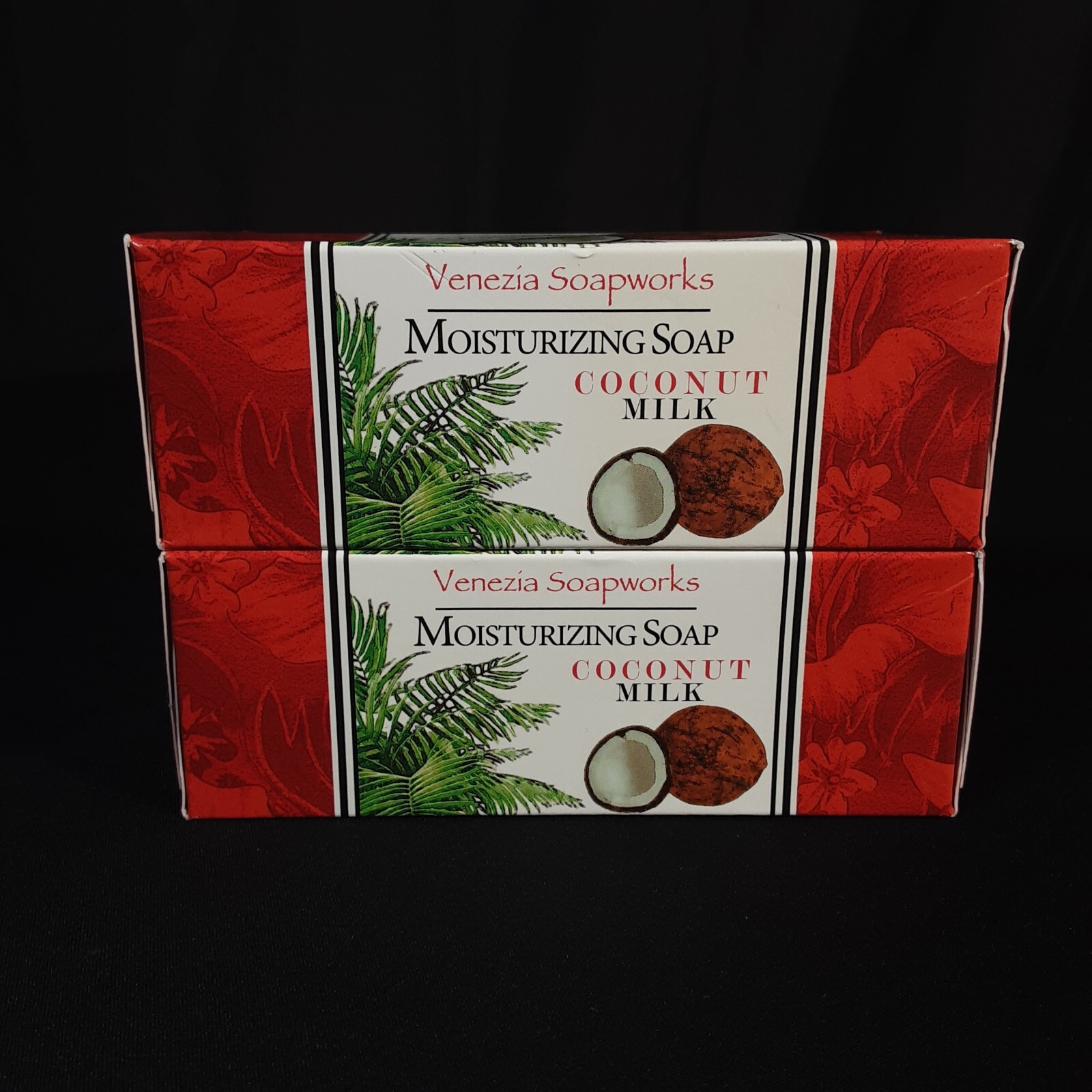NEW Lot of 2 Venezia Soapworks COCONUT MILK Moisturizing Soap Full Size 8oz