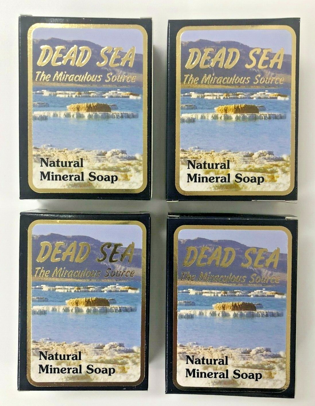 Malki Dead Sea Soaps – 100% Natural Mineral Soap 90G 4 x Pack