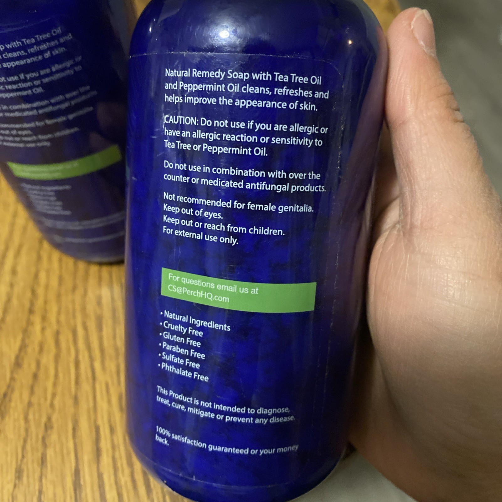 Lot Of 2 Remedy Soap Tea Tree Peppermint Aloe Body Wash Cleanse Deodorize