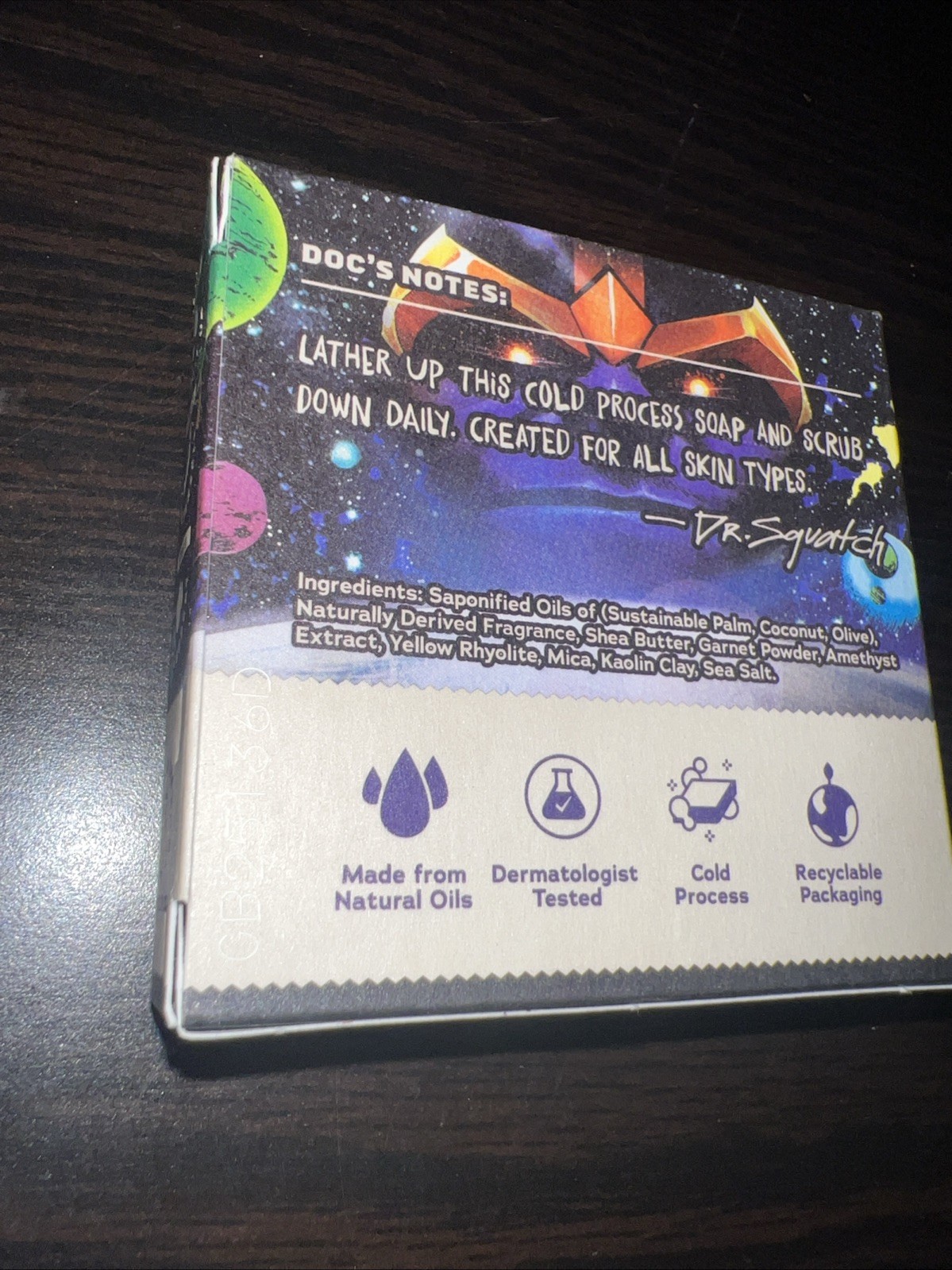 Dr. Squatch Limited Edition INFINITY BRICC Natural Soap Bar MARVEL THANOS