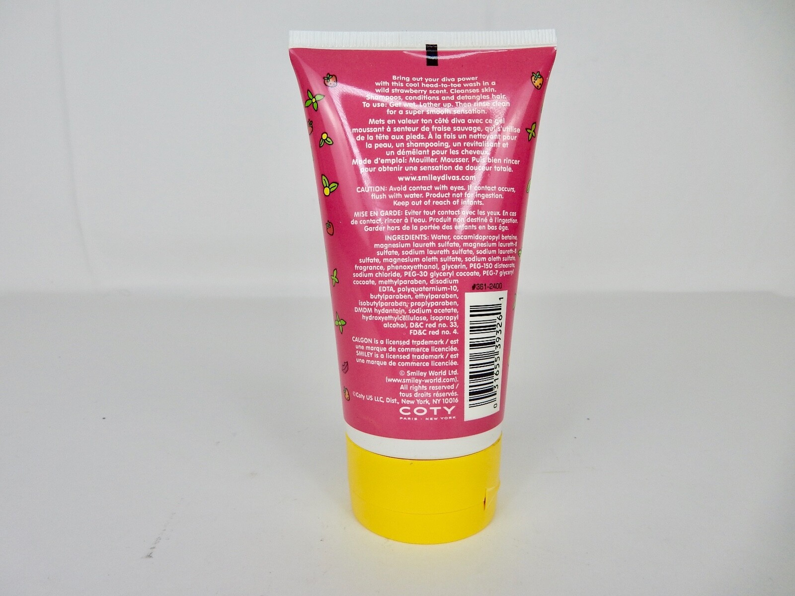 CALGON SMILEY COOL DIVA HAIR & BODY WASH 5 OZ *RARE*