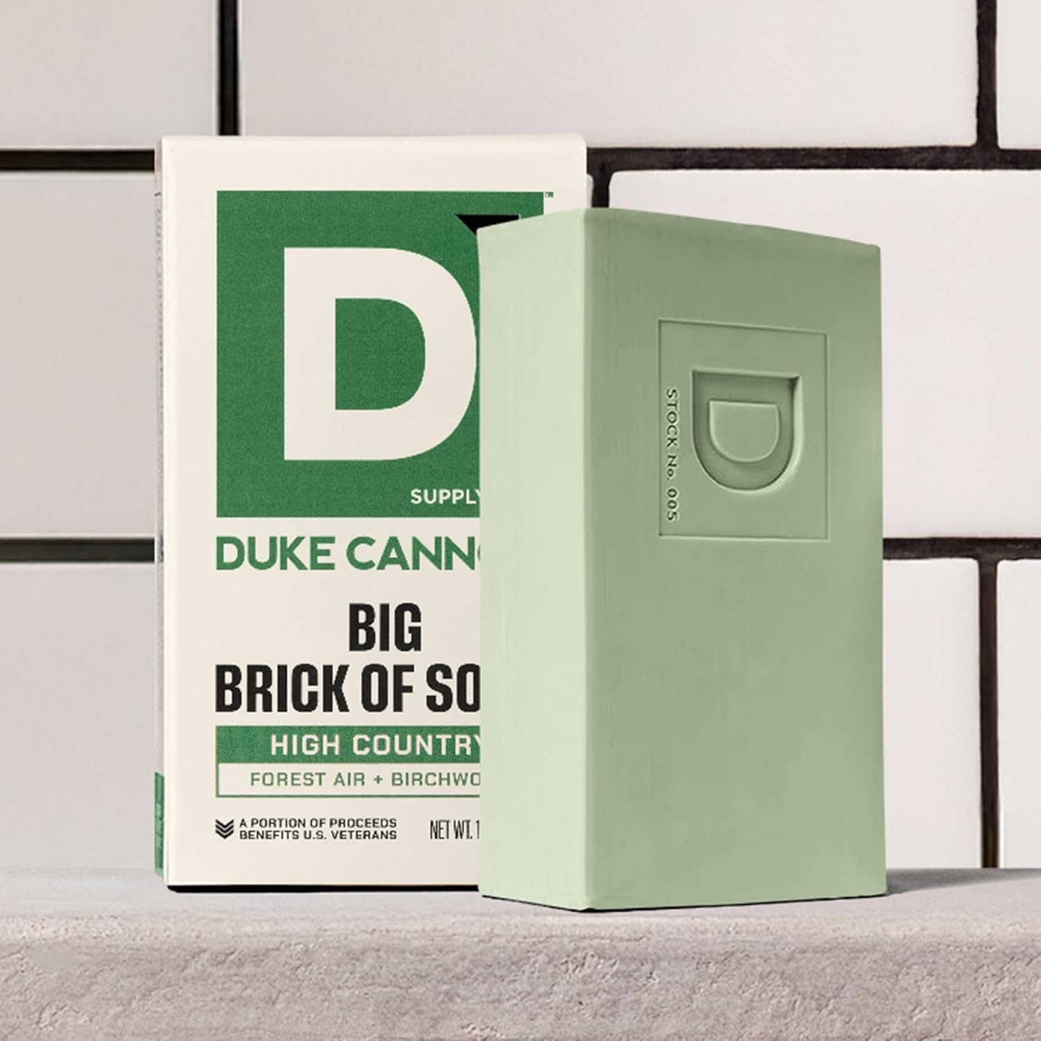 Extra Large Big Brick Bar Soap – Men’s Triple-Milled Bar Soap with Masculine Sce